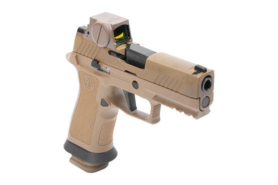 Sig Sauer M18 X-Carry 9mm Pistol has a factory installed Romeo-M17 Red Dot Sight